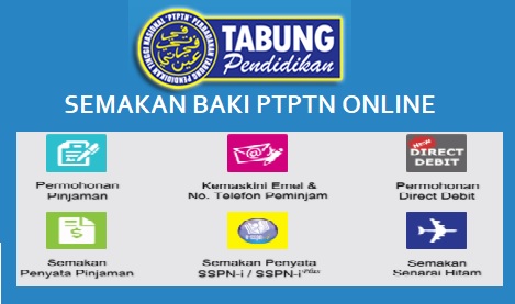 online application on the PTPTN website